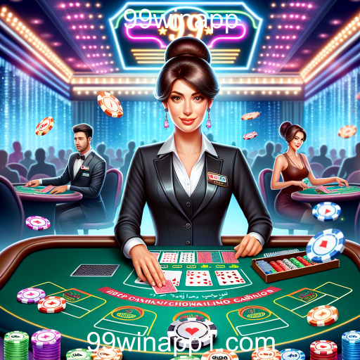 Experimente a Emoção do Cassino ao Vivo no 99winapp